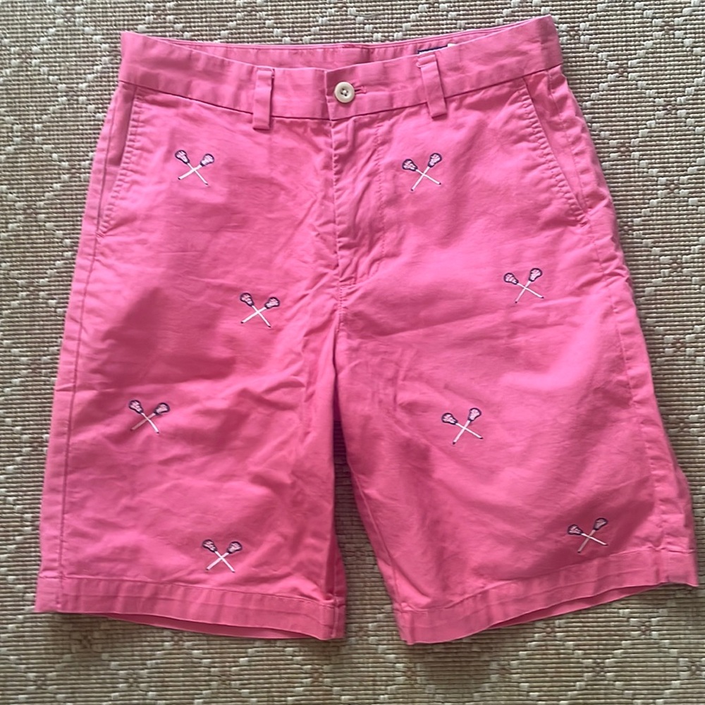 Vineyard Vines Lacrosse Embroidered Shorts